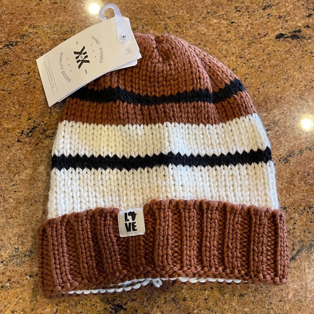 Krochet Kids Knit Beanie, Cap, Hat. NEW! Boy or Girl Sized. Retail: $24